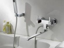 Μείκτης μπάνιου με δύο μοχλούς - Σχεδιασμός