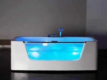 Apollo badkar med glaspanel