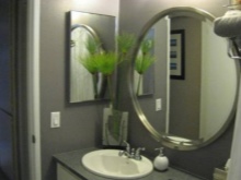 Badezimmerspiegel, seine Größe