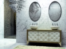 Italienische Badezimmermöbel und Materialien