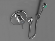 Grifos de palanca con ducha higiénica