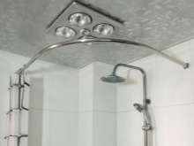  Vorm van de hoek douchegordijnstang