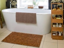 Bamboo badmatta för barn