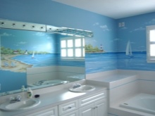 Foto ozadje za kopalnico z morskimi temami