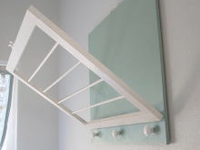 Мобилна ръчно изработена сушилня за дрехи за баня