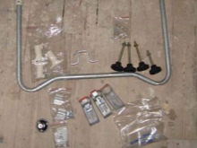 Material för installation av akrylbadkar