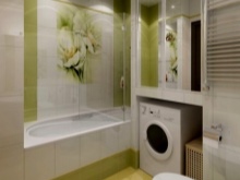 Pralni stroj v kopalnici