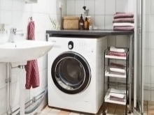Pralni stroj v kopalnici
