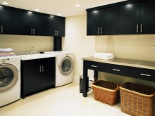 Panier à linge de sol pour salle de bains