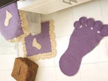  Tapis de bain et toilettes en crochet