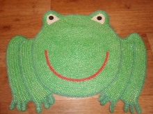 Tapis de crochet en polyéthylène