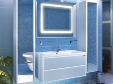 Mobile da bagno con specchio