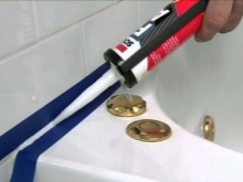 Silikono sandariklio naudojimas vonios kambaryje