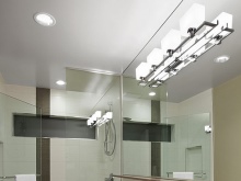 Upotettujen kylpyhuoneen valaisimien sijoittaminen 