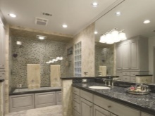 Upotettujen kylpyhuonekalusteiden sijoittaminen