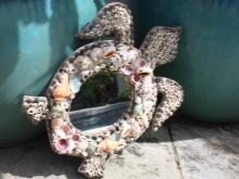 Specchio decorativo per il bagno fatto a mano