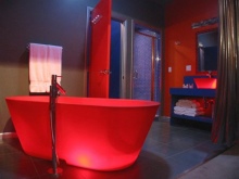 Baño rojo