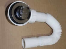 Desagüe del plato de ducha y sifón con sistema Click-Clack