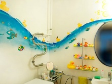 Vannitoa seina kaunistamine ilma šabloonita - meresõidu stiilis