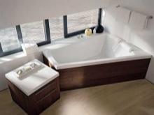 Placement du bain triangulaire