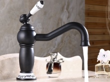 Banheira Retro Estilo Banheira e torneiras de afundar