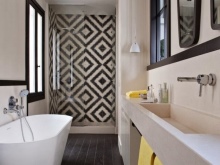 Caratteristiche del bagno in stile Art Deco