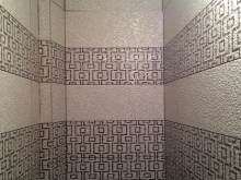 Sanitary hatch under the tiles