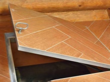 Floor access control skylight