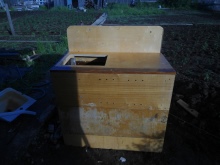 The frame for the future of the dacha washbasin