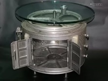 Tavolo da un vecchio serbatoio di lavatrice