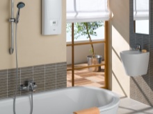 Chauffe-eau à gaz dans la salle de bains