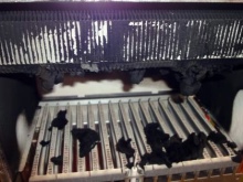 saze na výměníku tepla