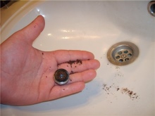 Запушен филтър на резервоара за газ под налягане