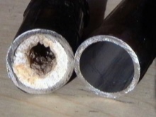 Изгорели газови тръби в газовата печка