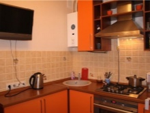 Unità di cottura a gas tra i pensili