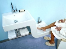 Odlična uporaba dvojnega umivalnika