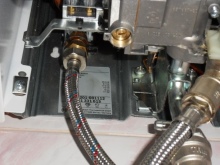 Aansluiting van de nieuwe gasboilers op het elektriciteitsnet