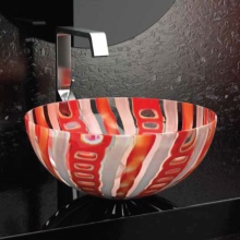 Colored Glass Bathroom Sink