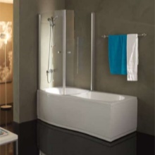 Écran de salle de bains ouvrable