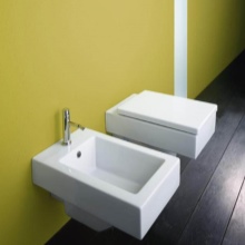 Vägghängd kompakt-WC