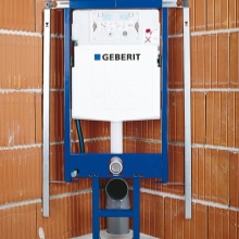 Monteringsmodul för vägginstallation för vägghängda toaletter