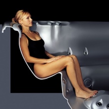 Položaj telesa v masažnem bazenu