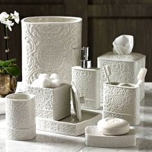 Objetos de vidrio para el baño