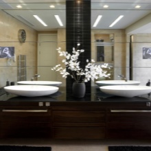 Flori neînsuflețite în baie