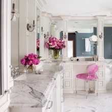 Flori frumoase în baie