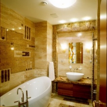 Liten badrumsinredning