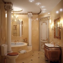 Φωτισμός που να ταιριάζει με το γενικό στυλ του μπάνιου