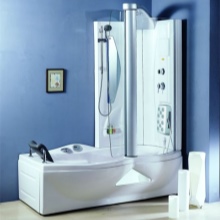 Tuš kabina s kadjo Nenavadno oblikovana