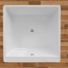 Baie acrilică pătrată