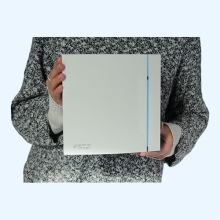 Tichý kúpeľňový ventilátor so spätnou klapkou